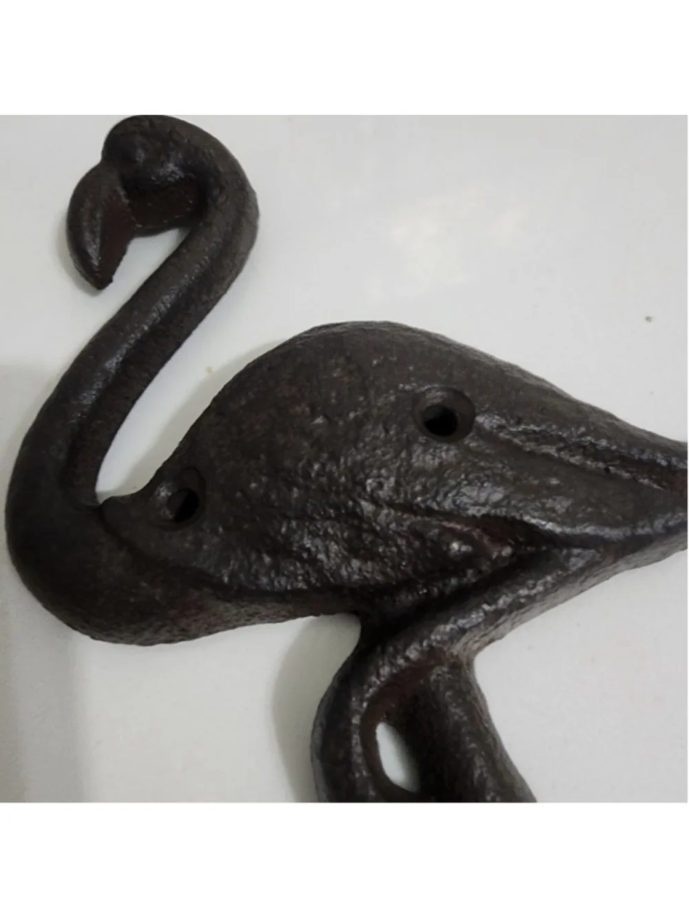 Flamingo Wall Hook, Cast Iron